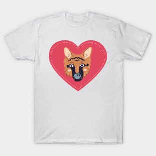 My German Shepherd is my Valentine T-Shirt
